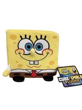 SPONGEBOB SQUAREPANTS CUBE-IMALS PLUSHIE, 6" CUBE by RMS